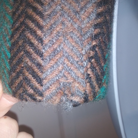 L.A.M.B Gwen Stefani Plaid Wool Peacoat Jacket - Picture 7 of 11